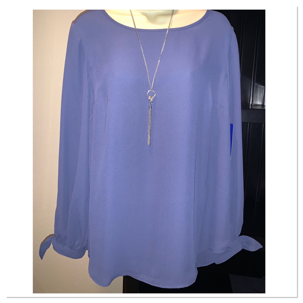 NWT - Women’s blue Blouse -Medium